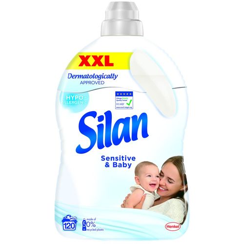 Silan Sensitive 2850 ml, 120 pranja xxl slika 1