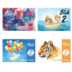Spirit Blok za crtanje 400035, br.2 10 lista