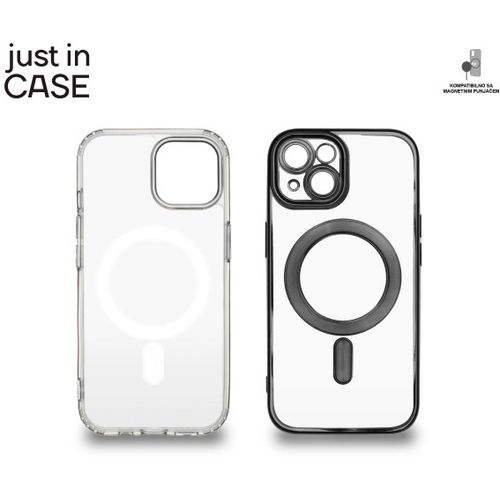 2u1 Extra case MAG MIX paket CRNI za iPhone 15 slika 1