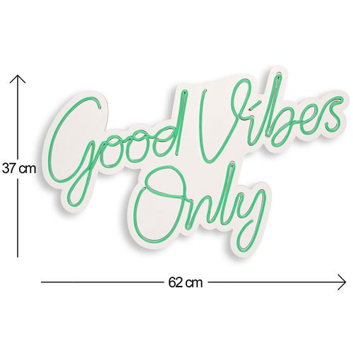 Wallity Ukrasna plastična LED rasvjeta, Good Vibes Only 2 - Green slika 12