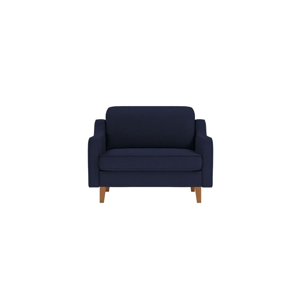 Fotelja Robin Loveseat - noćno plava orah slika 2