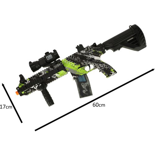 XXL puška na gel kuglice zeleno-crna slika 9
