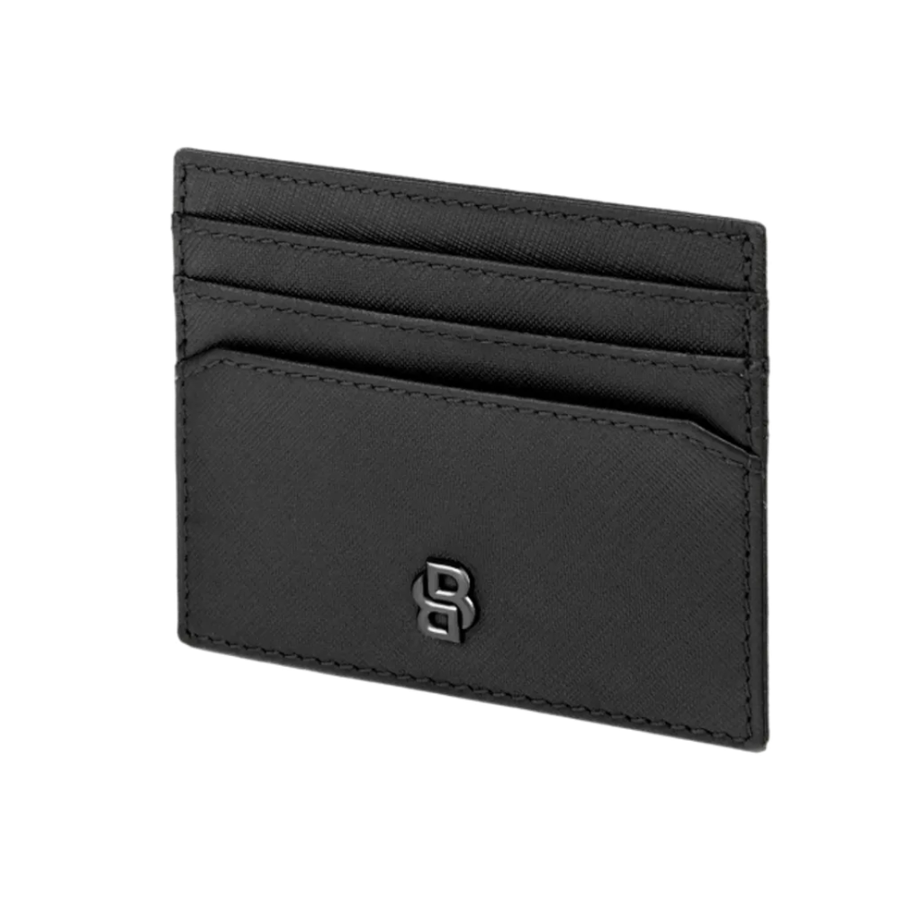 Hugo Boss Držač kartica Double B Saffiano HLC526A crna slika 3