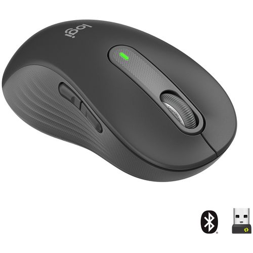 Logitech Miš Signature M650, veličina L, Bluetooth, grafitni za lijevoruke korisnike slika 4