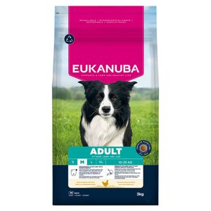 EUKANUBA ADULT - piletina - veličina zrna - srednje 3kg