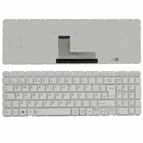 Tastatura za laptop Toshiba Satellite L50-B, L50D-B Series L50-C BELA slika 1