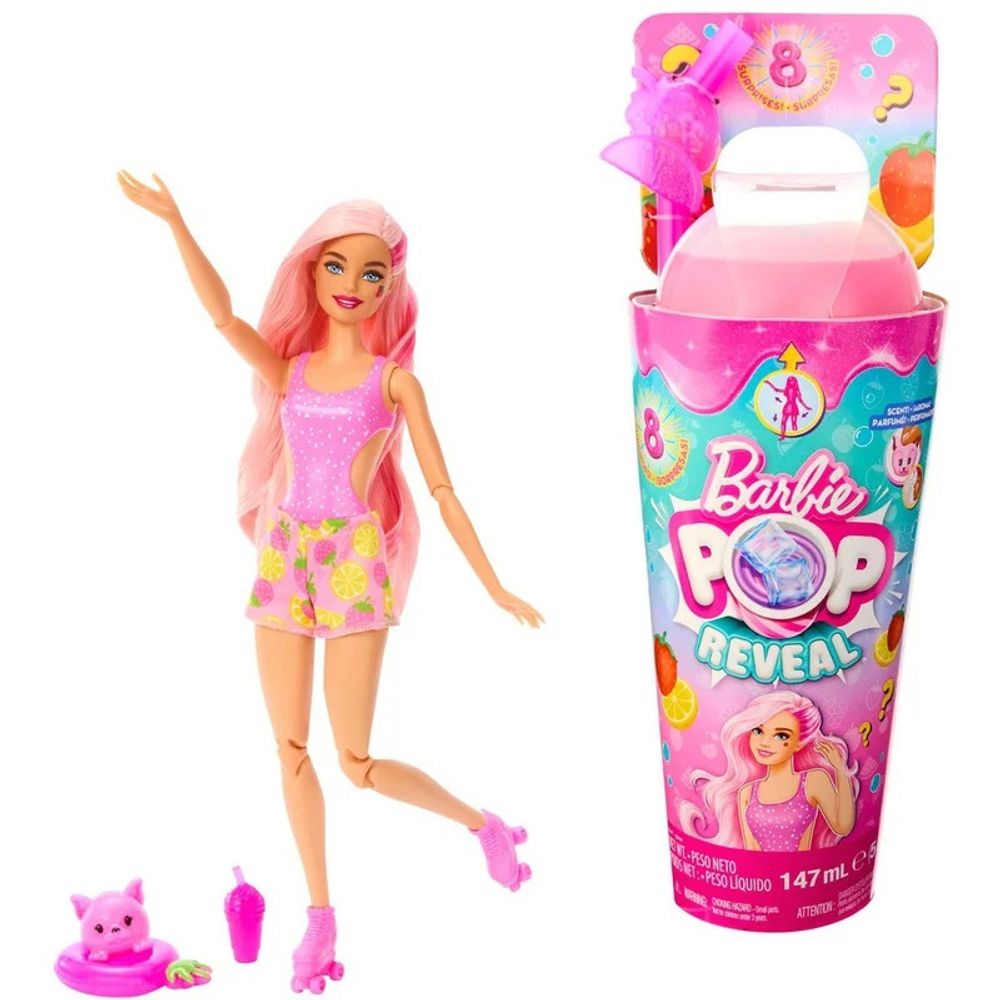 Barbie Lutka Pop Reveal - Limunada sa jagodama slika 1