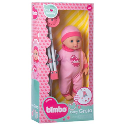 GLOBO BIMBO Beba 36cm+kolica slika 1