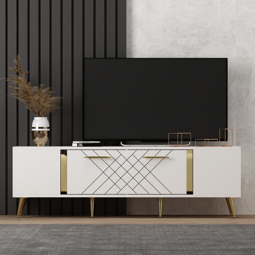 Hanah Home Detas - White, Gold White
Gold TV Stand slika 1