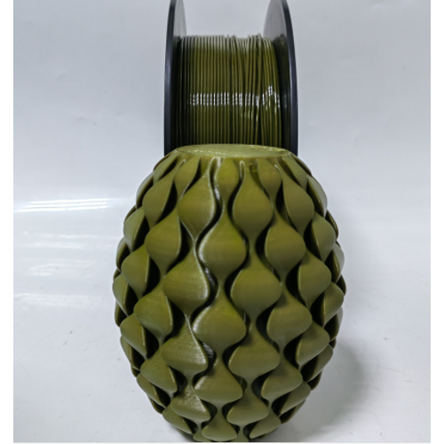 Filament for 3D, PET-G, 1.75 mm, 1 kg, army green PETG army green slika 1