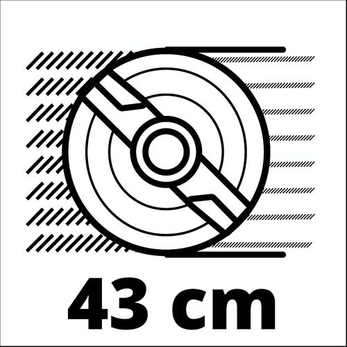 Einhell Akumulatorska kosačica za travu Set GE-CM 43 Li M Kit (2x4,0Ah) slika 12