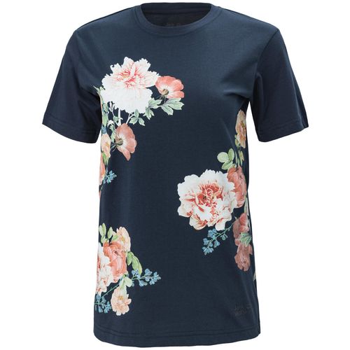 FLOWER PRINT T W T-shirt - PLAVA slika 1