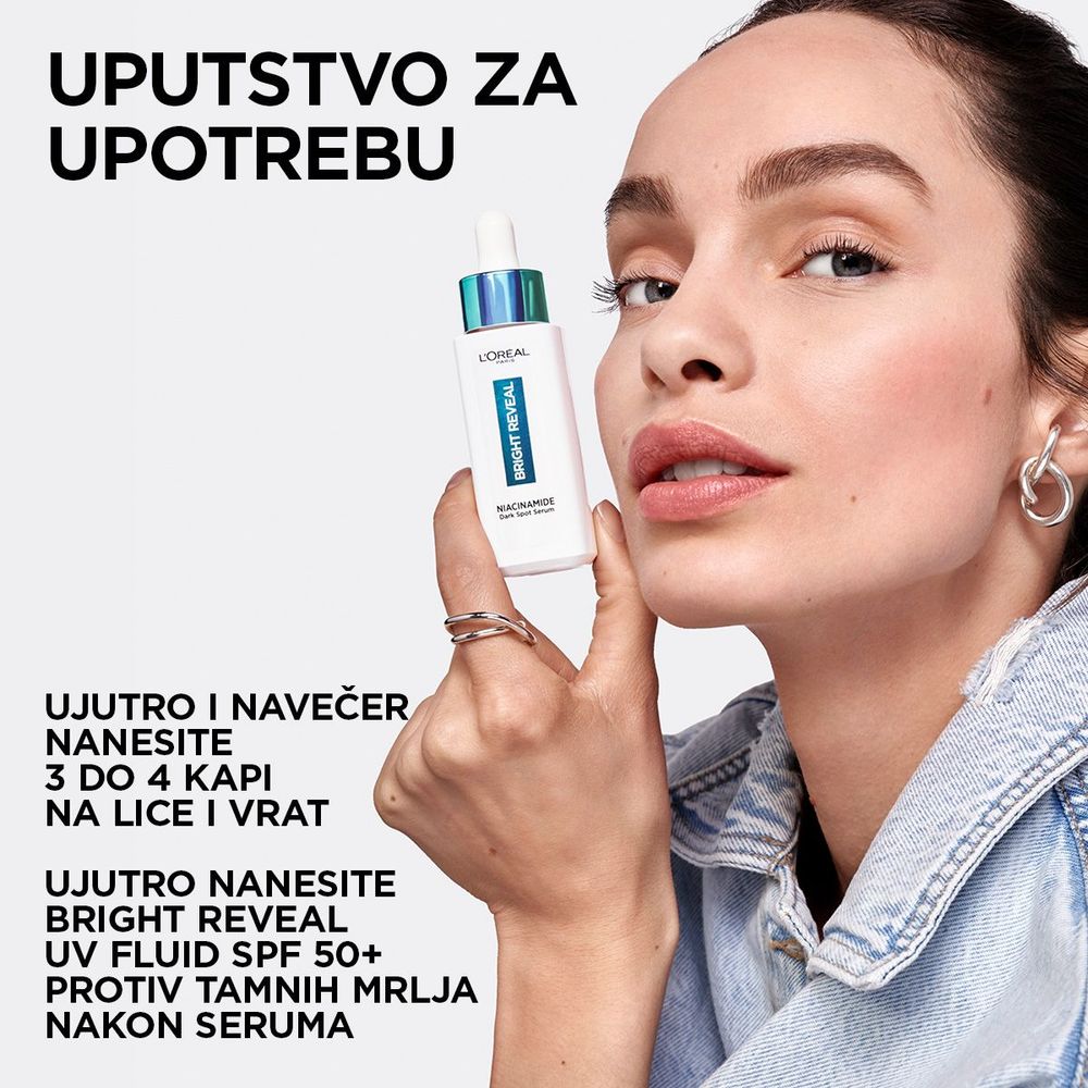 L'Oréal Paris Bright Reveal niacinamid Serum protiv tamnih mrlja 30ml slika 6