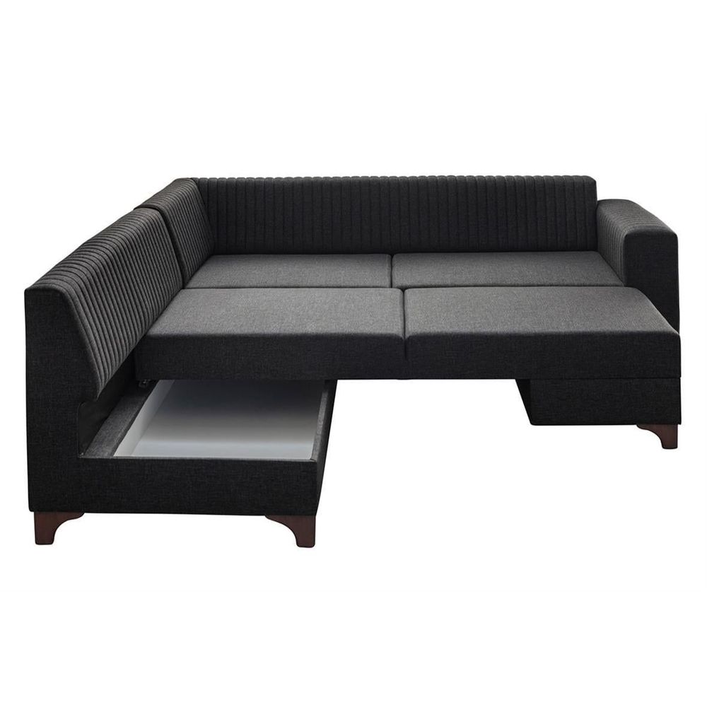 Ugaona Sofa West Left - boja: antracit slika 8