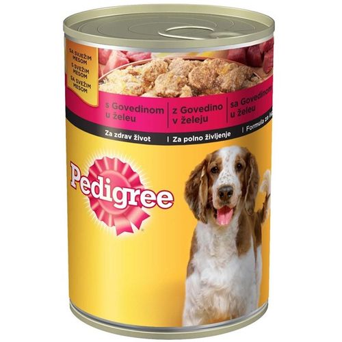 PEDIGREE Konzerva s govedinom u želeu, 400 g slika 1