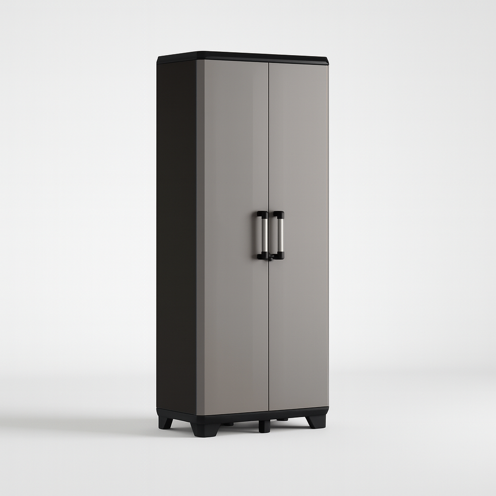 Keter Ormar 68x39x173 sivocrni visoki PVC PRO slika 1