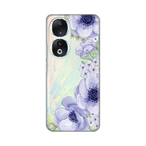 Torbica Silikonska Print Skin za Honor 90 Blue Roses slika 1