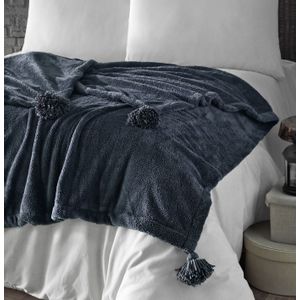 L'essential Maison Puffy 200 - Anthracite Anthracite Double Blanket