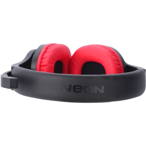 Slušalice + mikrofon NEON HEBRUS, crno - crvene, 3,5mm slika 12