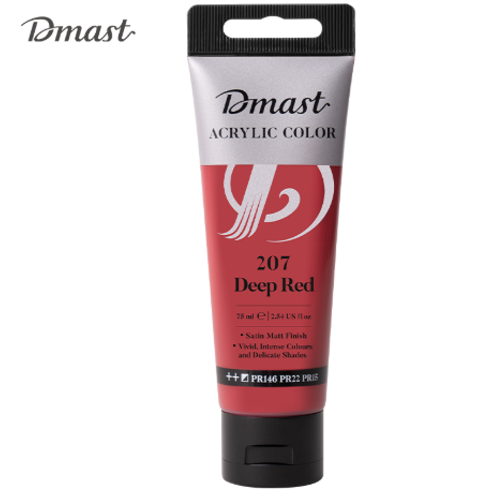 Dmast Akrilna boja PEBEO 75ml 207 DEEP RED EC330-DR slika 1
