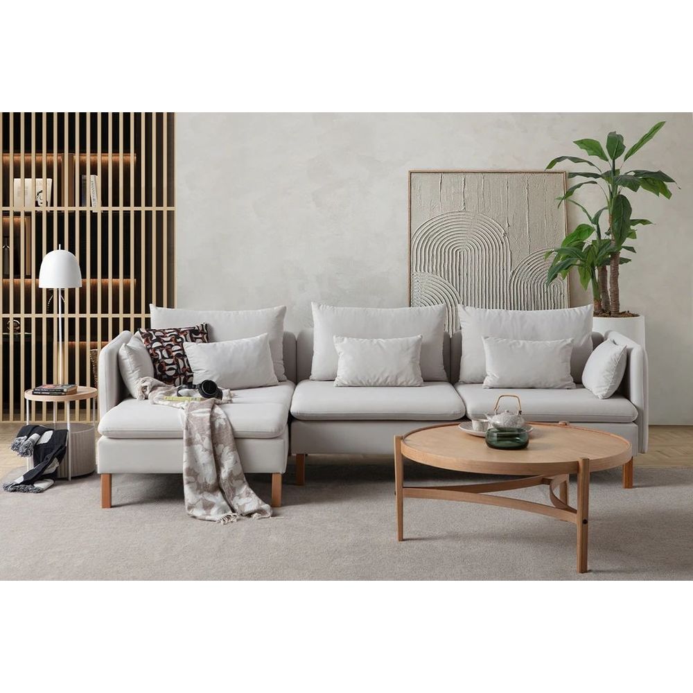 Ugaona Sofa Flexy Relax - boja: krem slika 3