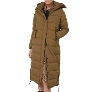 SUPERDRY ZENSKA SUPERDRY JAKNA FAUX FUR HOOD LONGLINE PUFFER ZA ŽENE