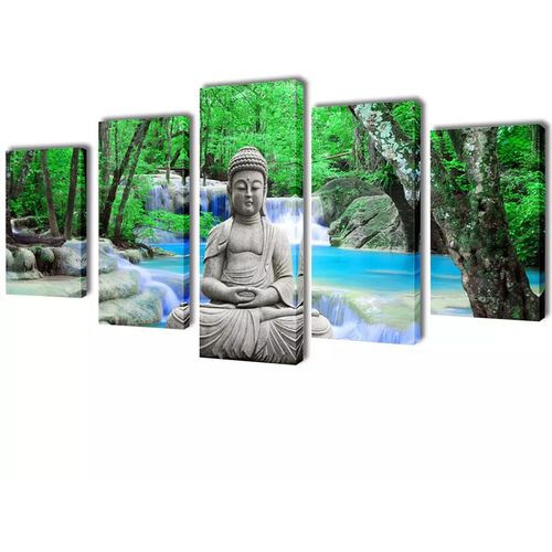 Zidne Slike na Platnu s Printom Buddha 200 x 100 cm slika 8