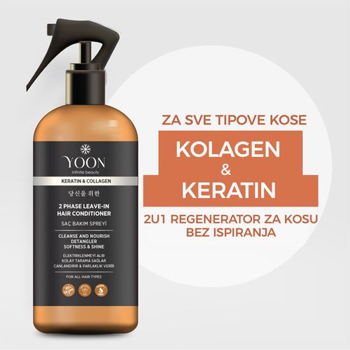 YOON 2u1 Regenerator za kosu bez ispiranja 250ml slika 2