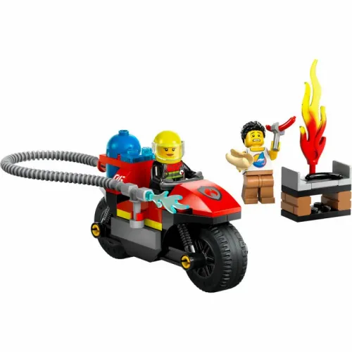 Lego City Fire Fire Rescue Motorcycle slika 3