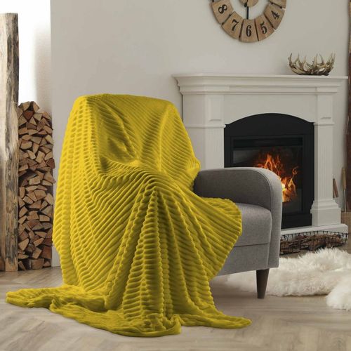 Posteljni set Svilanit Dream Velvet "3 u 1" yellow 140x200 cm slika 3