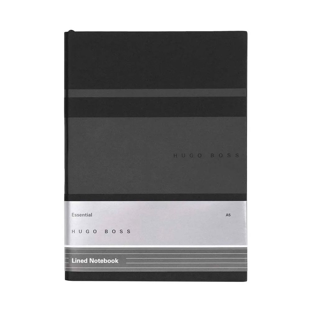 Notes A5 Essential Gear Matrix HNH127AL dikto, crni, Hugo Boss slika 1