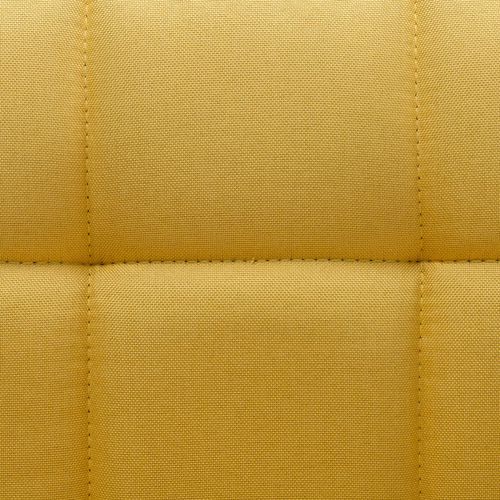 Okretne blagovaonske stolice od tkanine 4 kom žute slika 12