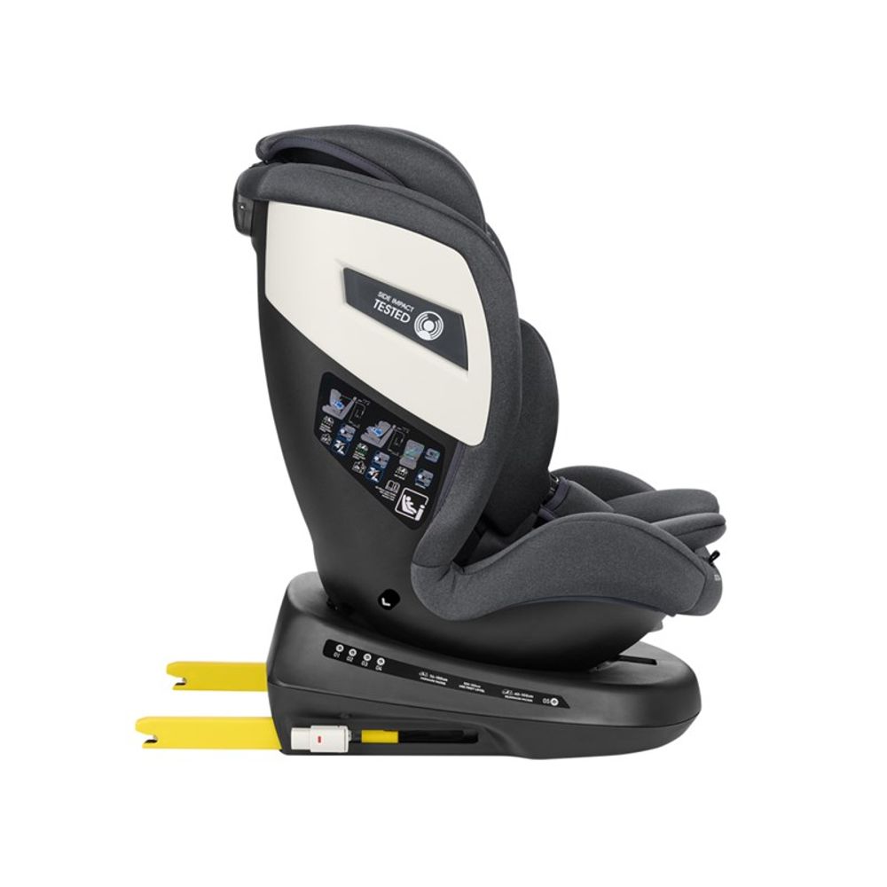 Kikka Boo Autosjedalica I-Cruise i-Size 40-150cm Isofix, Dark Grey slika 5
