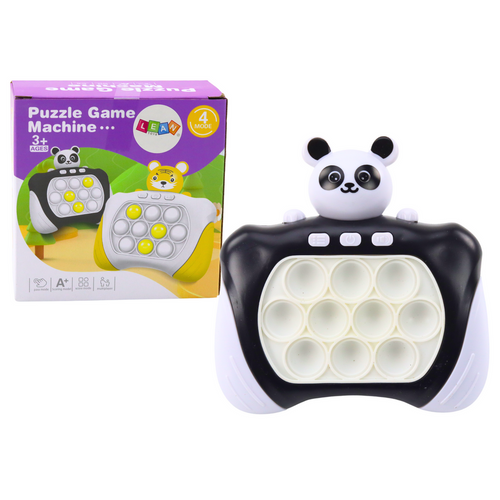 Arkadna i senzorna igračka Pop-It Panda - crno/bijela slika 2