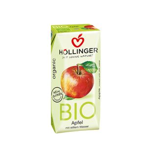 Hollinger Sok od jabuke Tetrapak sa slamkom  - Organski 200ml