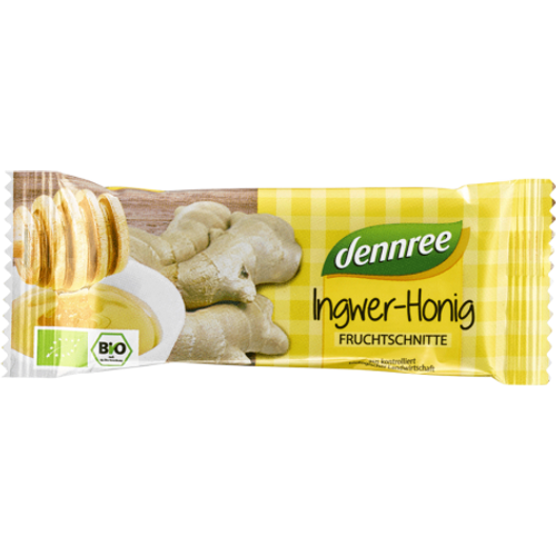 DENNREE Bar voćni đumbir & med BIO 40g slika 1