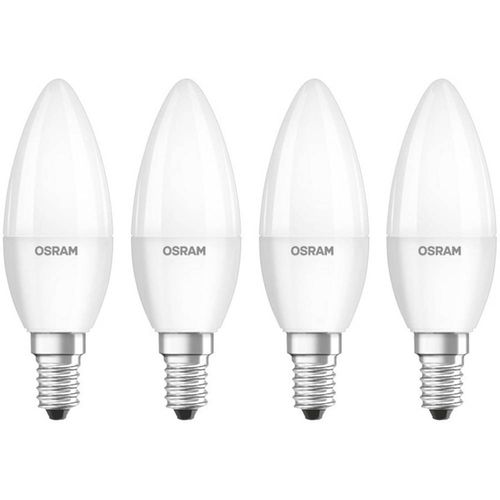OSRAM 4058075819474 LED Energetska učinkovitost 2021 F (A - G) E14 oblik svijeće 4.9 W = 40 W toplo bijela (Ø x D) 35 mm x 106 mm  4 St. slika 1