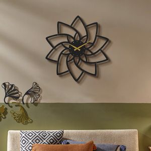 Lotus Metal Wall Clock - APS106 - Black Black
Gold Decorative Metal Wall Clock
