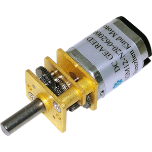 MRMS BDC N20 Motor 12 V, 12 mm, 1:100 low power