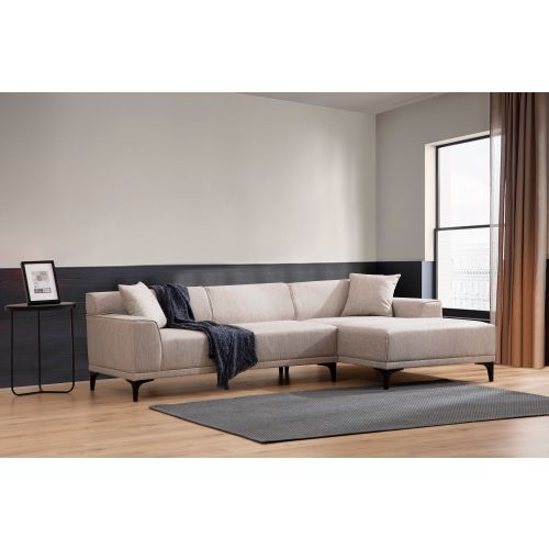 Atelier Del Sofa Kutna garnitura, Bijela, Petra R Corner - White slika 2