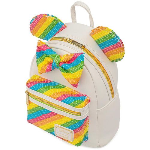 Loungefly Disney Minnie Rainbow ruksak 26cm slika 5