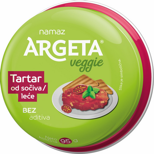 Argeta veggie tartar od sočiva 95g slika 1