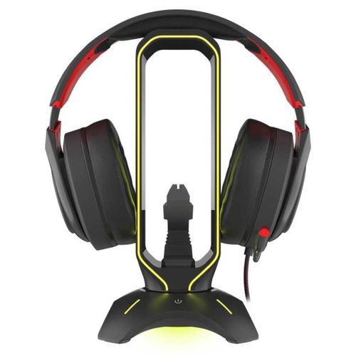 Natec NBU-1602 GENESIS VANAD 500, Gaming Headphone Holder & Mouse Bungee, RGB LED, USB, Black, Cable 1,5 m slika 5