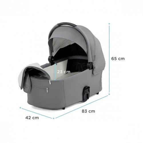 Kinderkraft dječja kolica Nea 3u1 B, Platinum Grey slika 5