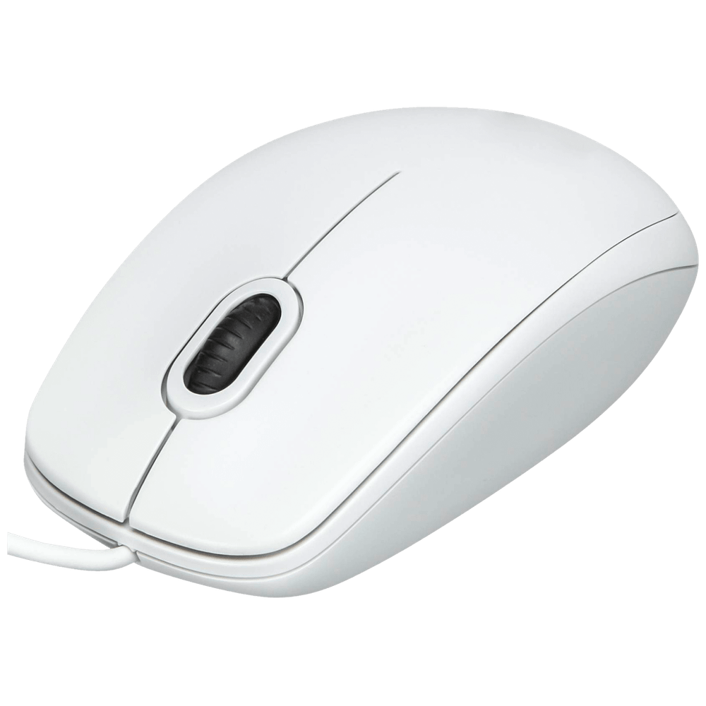 Logitech Miš optički, 800 dpi, 3 tipke, USB - B100 White slika 1