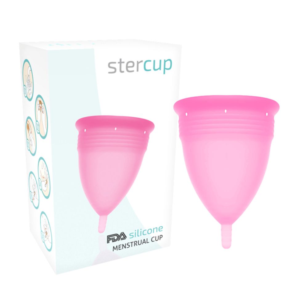 Menstrualna čašica STERCUP, L, ružičasta slika 1