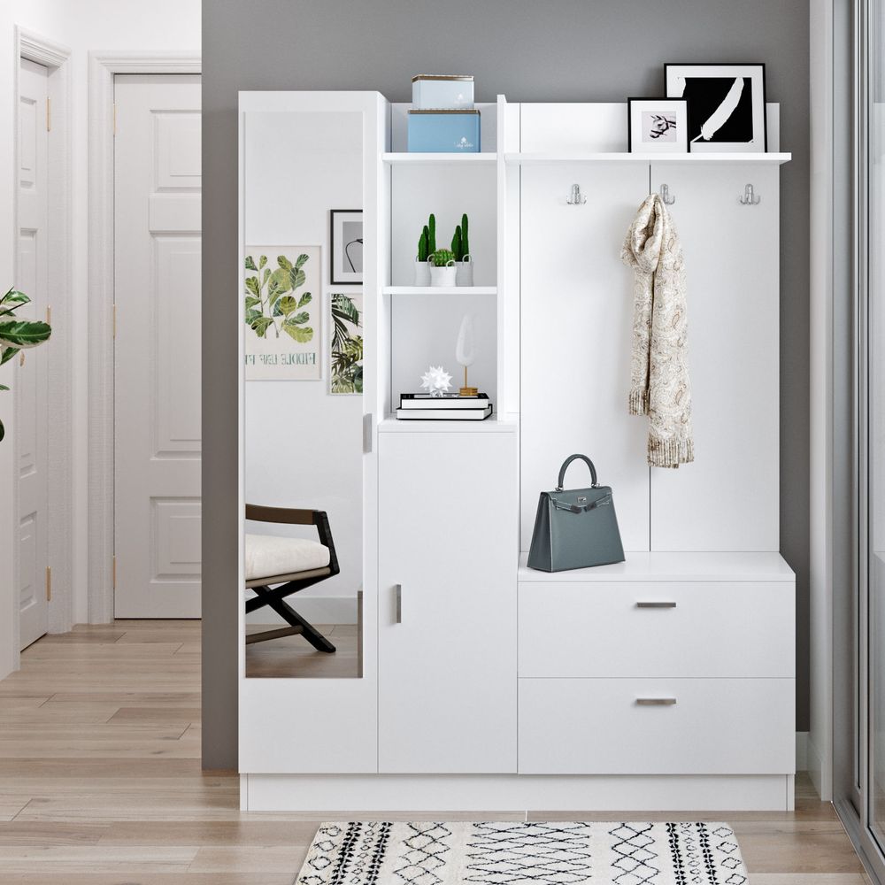 Hall stand Dd5-W - Bijela boja slika 1