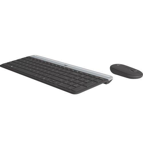 LOGITECH MK470 Wireless Desktop US Graphite tastatura + miš slika 6