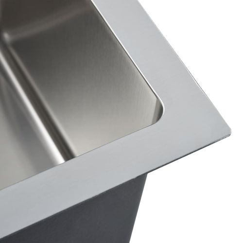 Ručno rađeni kuhinjski sudoper s cjedilom od nehrđajućeg čelika slika 33