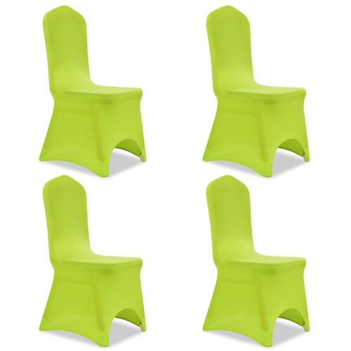 Rastezljive navlake za stolice 4 kom Zelena boja slika 31